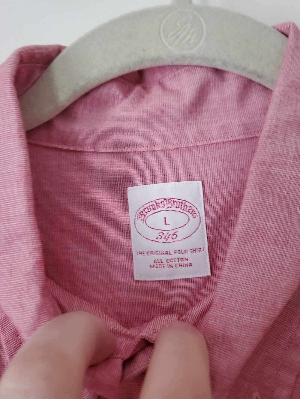 Brooks Brothers Pink Button-Down Oxford Shirt - Picture 2 of 4